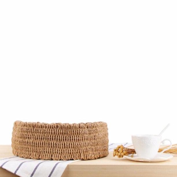 Sac Rond Paille Élégance de l'Été