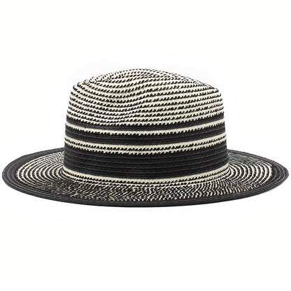 Chapeau de Paille Blanc & Noir