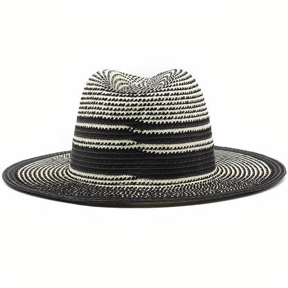 Chapeau de Paille Blanc & Noir