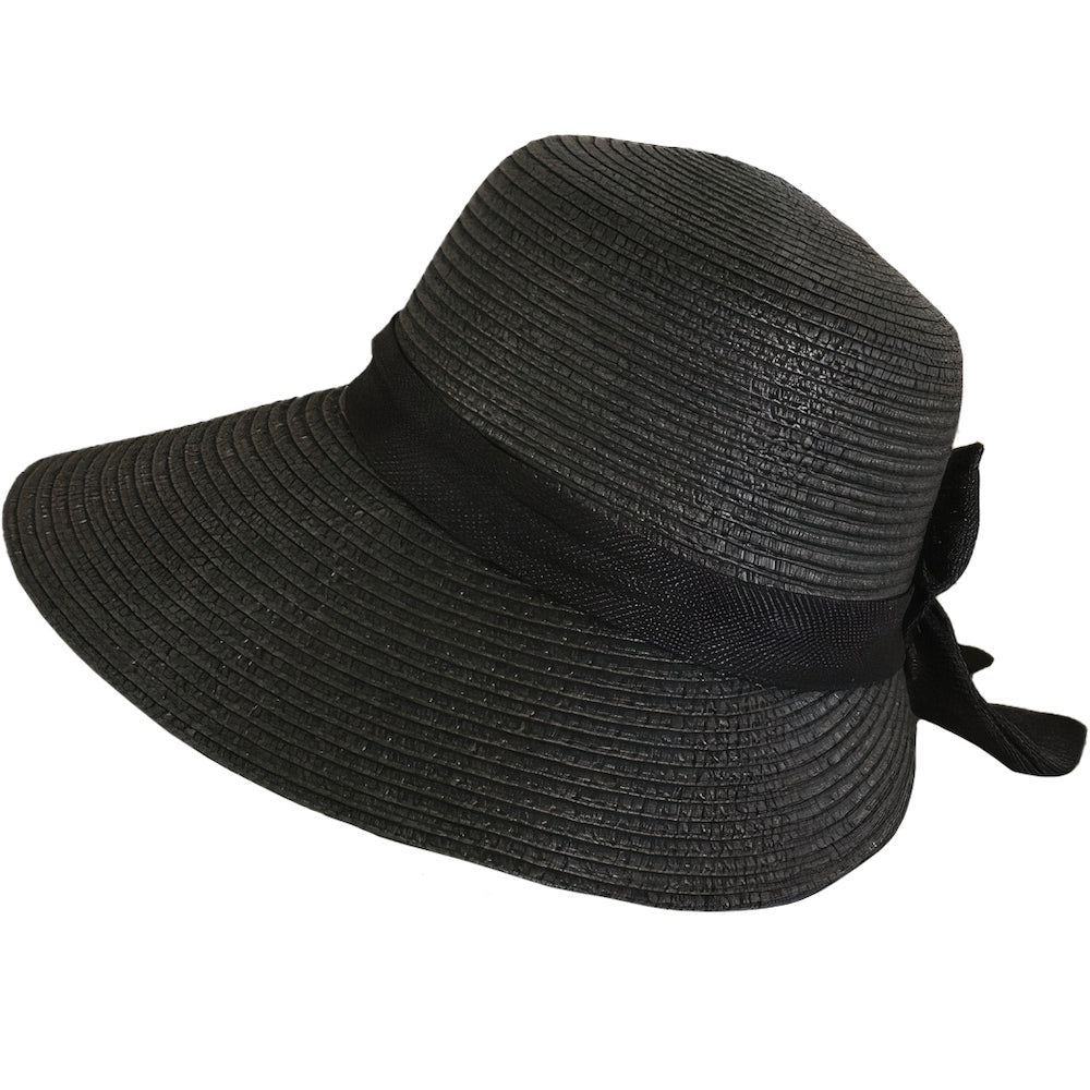 Chapeau de Paille Noir Bohème  Édition Limitée