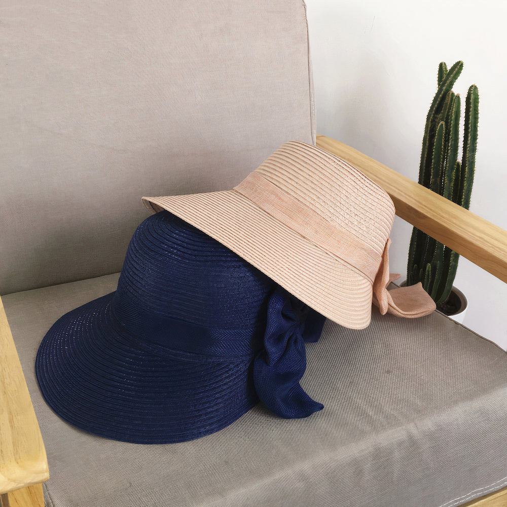 Chapeau de Paille Rose Bohème Brandé