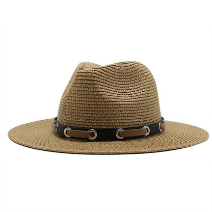 Chapeau de Paille & Cuir Panama