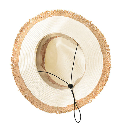 Chapeau de Paille pour Femme Beige