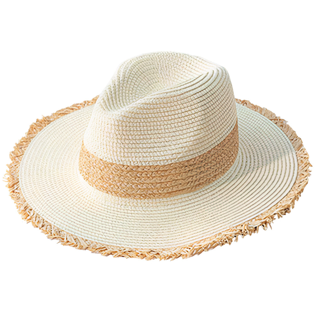 Chapeau de Paille pour Femme Beige