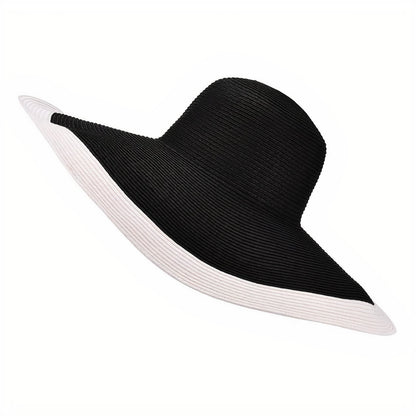 Chapeau de Paille Noir & Blanc