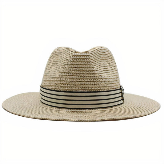 Chapeau de Paille en Tressage de Luxe