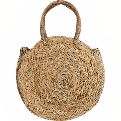 Sac Rond en Paille  Format XL