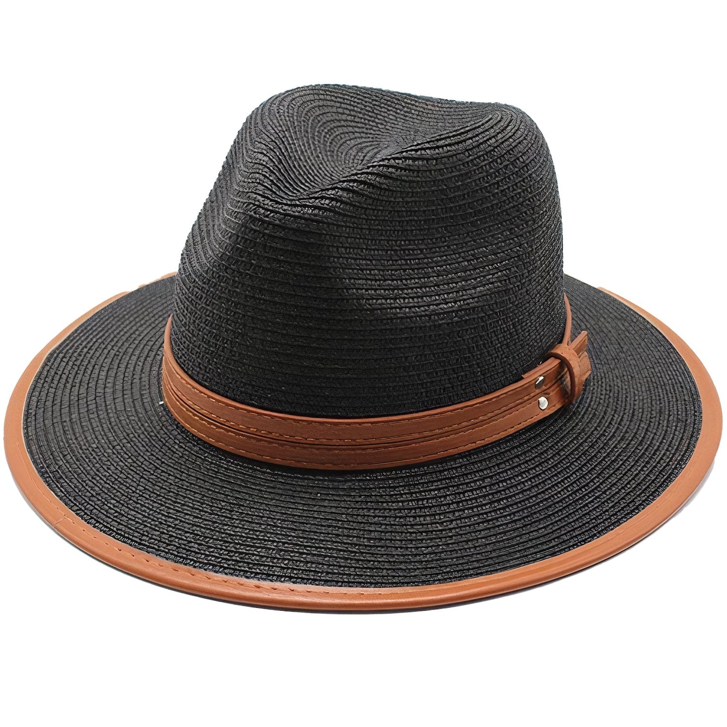 Chapeau de Paille Panama Noir  Édition Spéciale