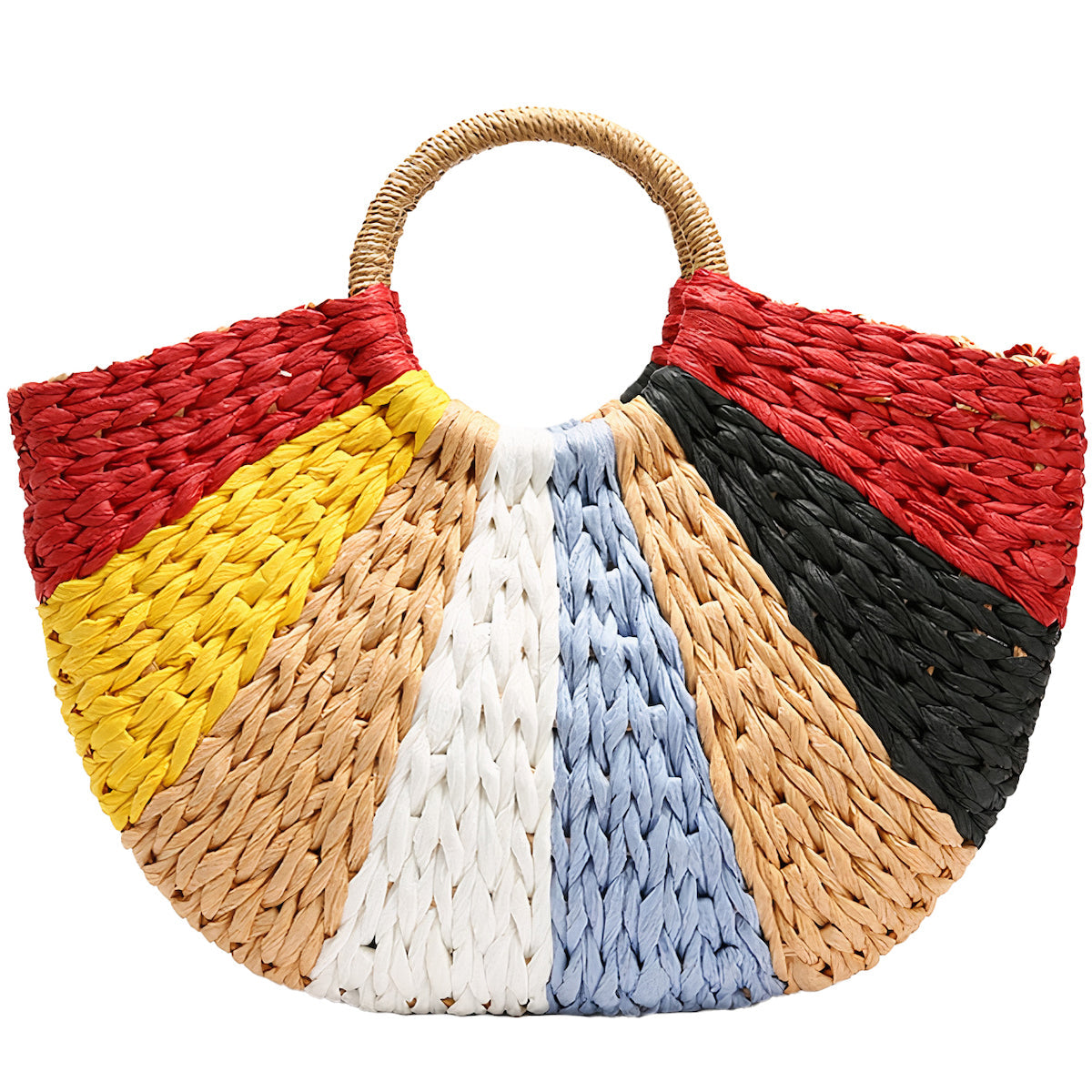 Sac Cabas Paille Été  Collection Soleil boréal