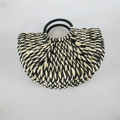 Sac Cabas en Paille Vintage