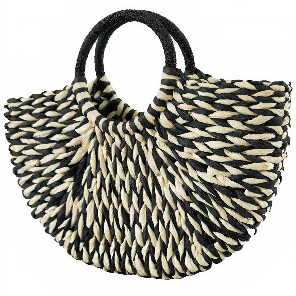 Sac Cabas en Paille Vintage