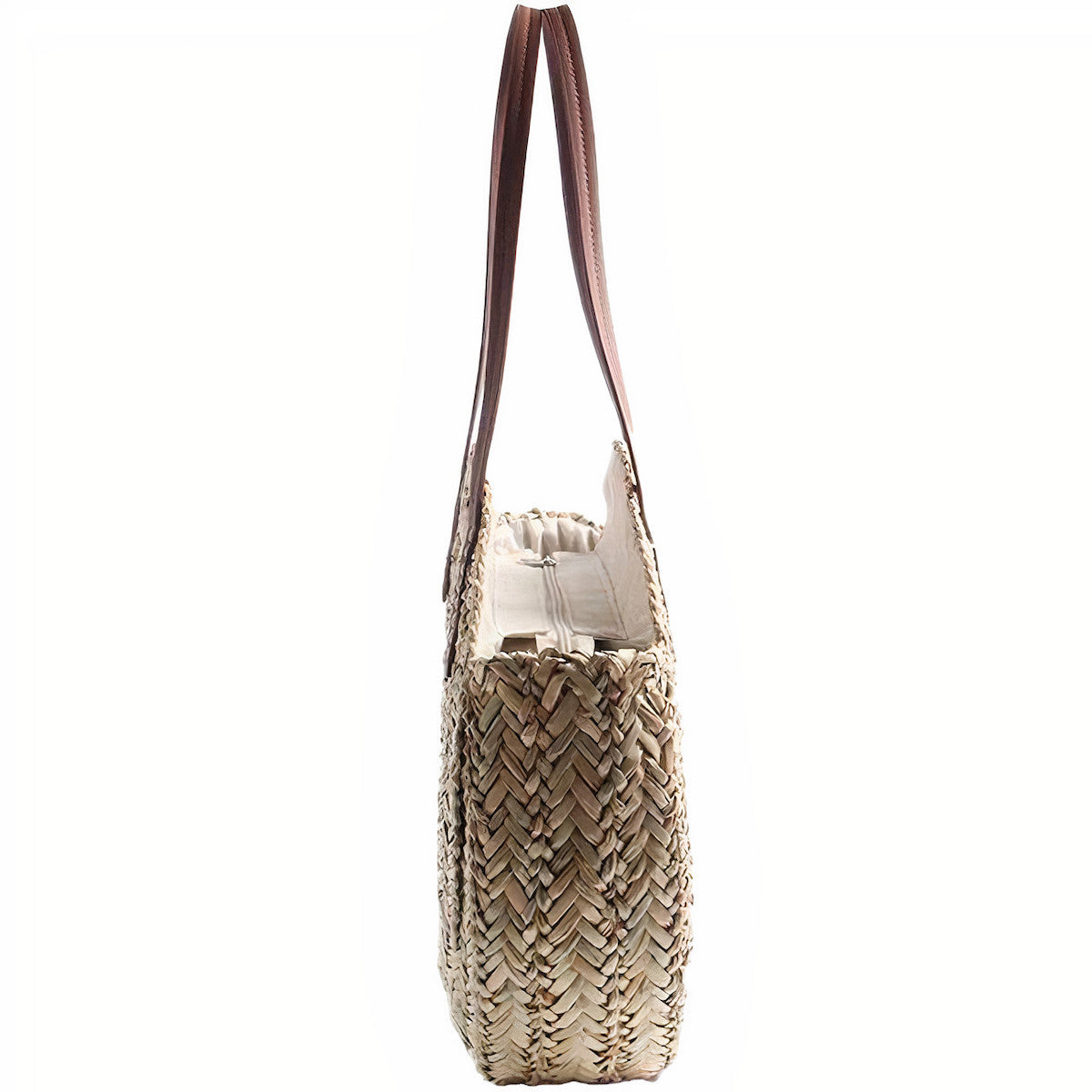 Sac Rond en Paille pour Femme