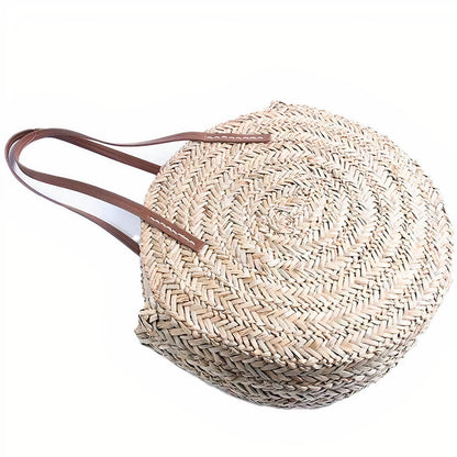 Sac Rond en Paille pour Femme