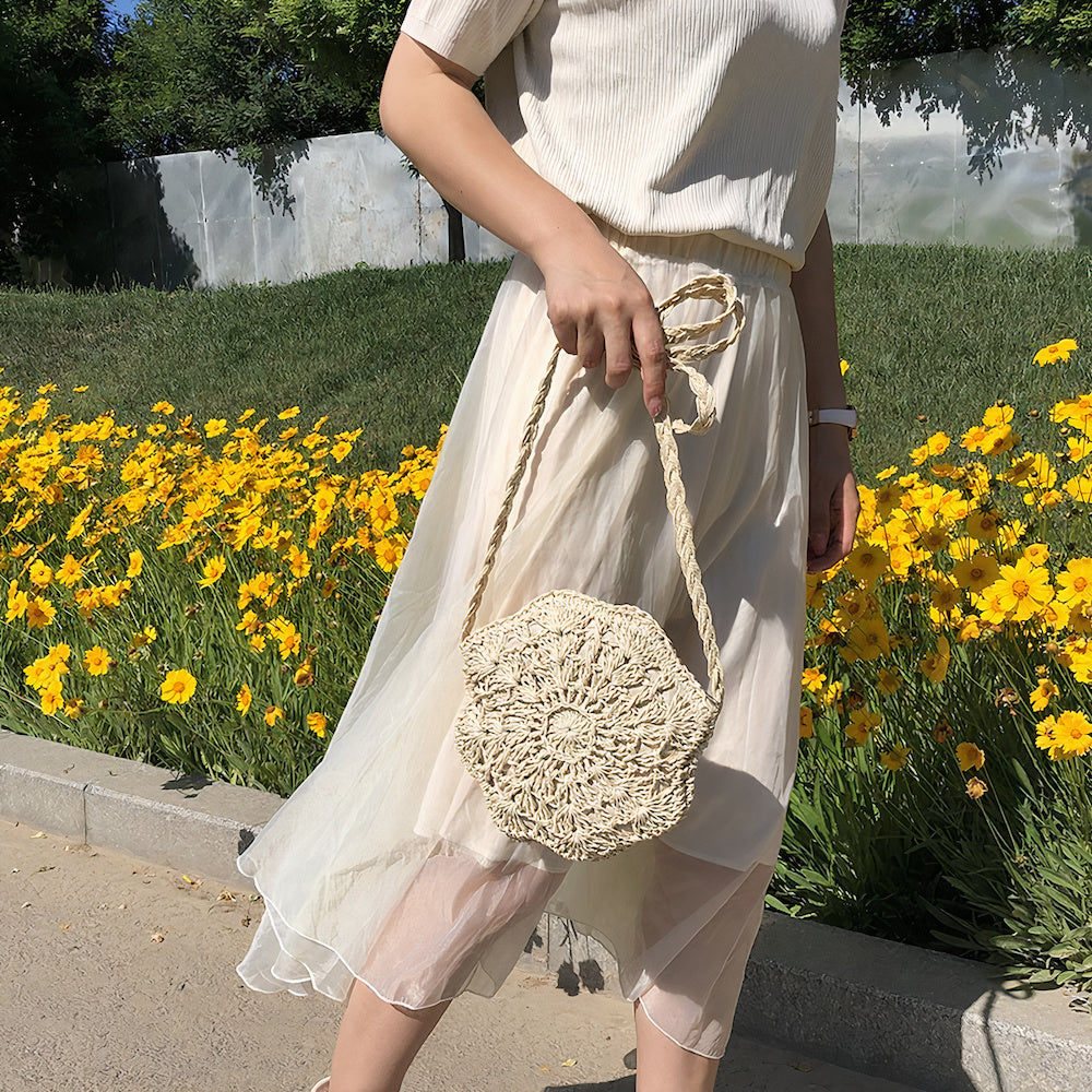 Sac à Main en Paille Original  Beige