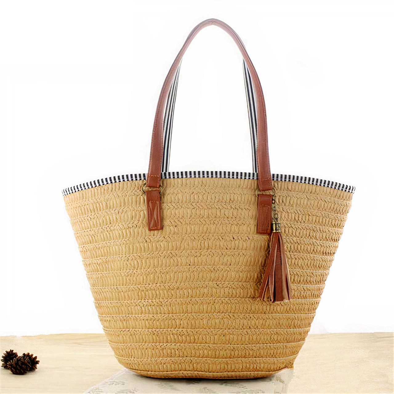 Sac Cabas en Paille de Plage